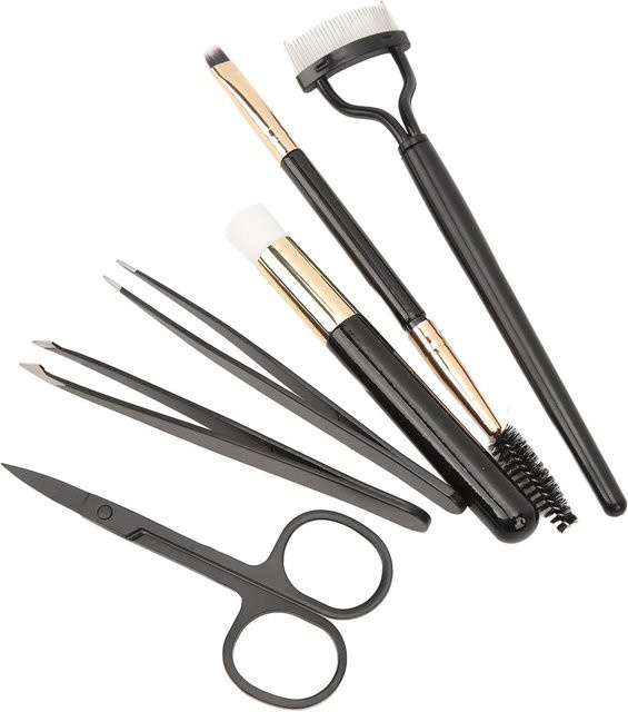 Koogeelife Make-up Pflege Werkzeug Set, 7-teilig, Schwarz, Unisex - Bild 1