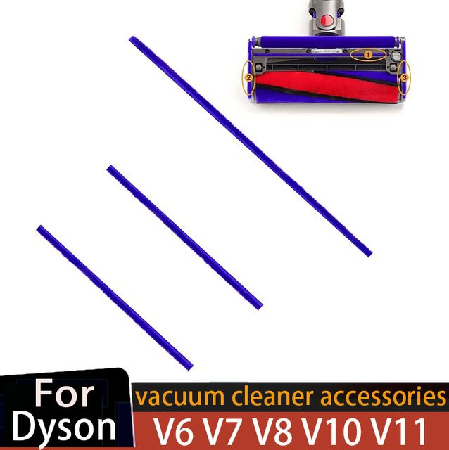 Dyson Soft Roller Ersatzteil Set mit weichen Plüschstreifen für V6 V7 V8 V10 V11 V15 Staubsauger - Bild 1