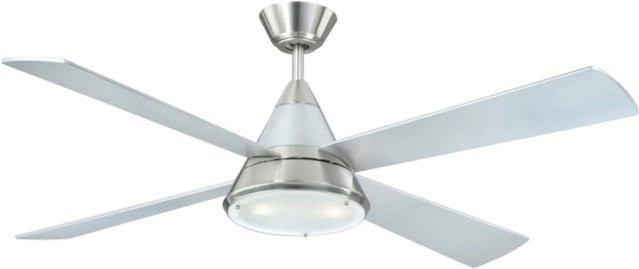 AIRERYDER Deckenventilator Cosmos in Silber Matt mit Beleuchtung und Fernbedienung, Durchmesser: 132 cm - Bild 1