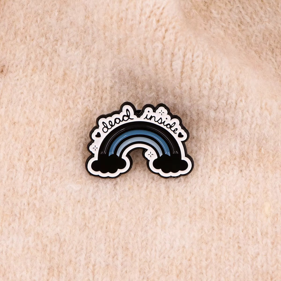 Ramulus Brosche Rainbow Bridge Emaille Pin, Unisex - Bild 3