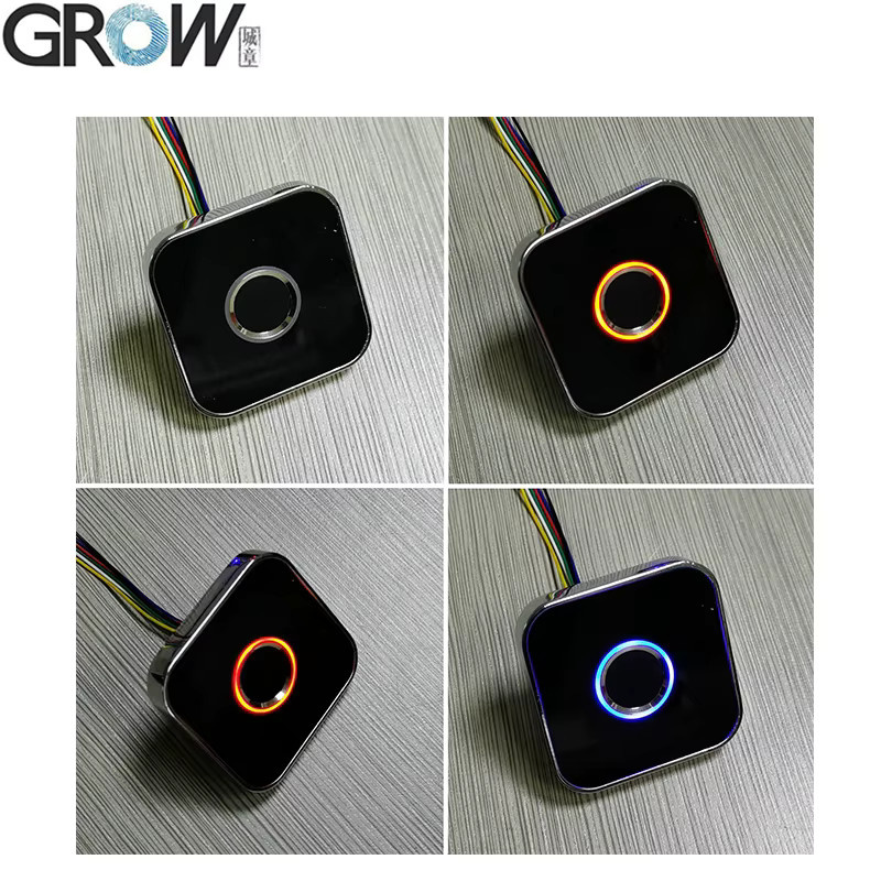 GROW R502-AW Fingerabdruck-Zugangskontrollplatine mit Zwei-Relais K220 DC10-24V und Admin/Benutzer-Funktion, selbstverriegelnd mit 0,5s-60s Verzögerung - Bild 2
