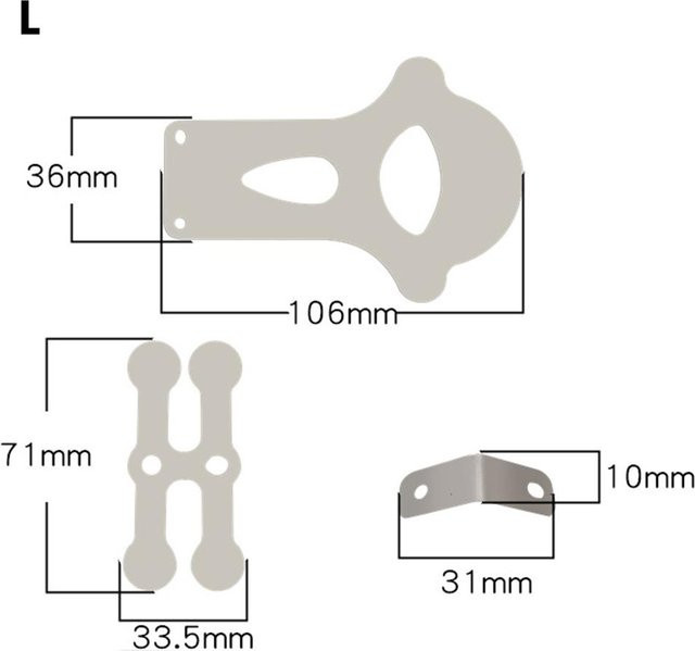 Lolitamei Ventilplatte für ölfreie Luftkompressoren in Silber - Bild 1