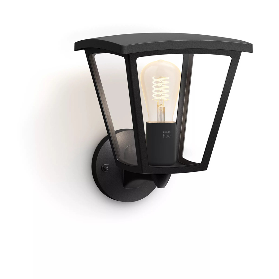 Philips Hue White Inara Outdoor Wandleuchte Schwarz dimmbar mit LED und Up-Down Lichteffekt - Bild 1