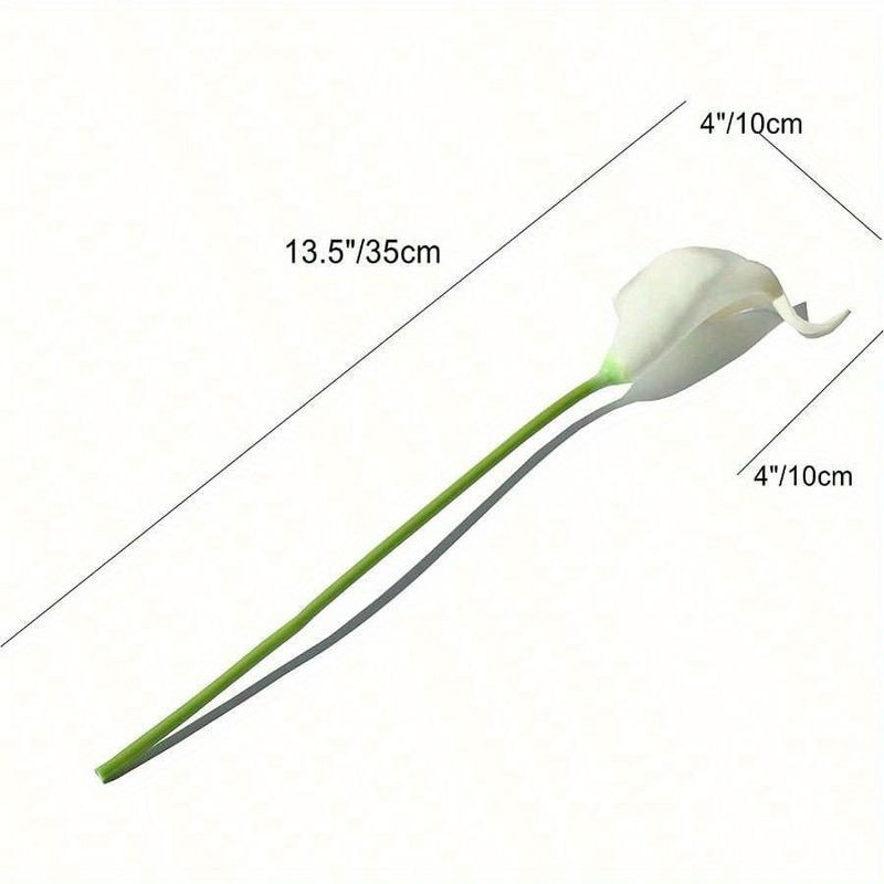 Mango Event Set aus 15 künstlichen Calla-Blüten in Blau und Weiß zur Dekoration für Hochzeit und Ostern - Bild 1