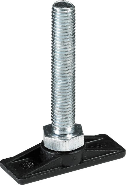 Hettich Möbel-Höhenversteller M8 x 63 mm aus verzinktem Stahl in Silber - Bild 1