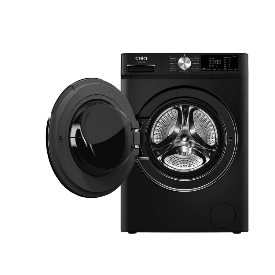 CHiQ Waschmaschine PO8M3XWGABL Frontlader Schwarz B/H/T: 60 x 84,7 x 52 cm - Bild 3