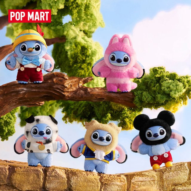 POP MART Stitch Abenteuer-Serie, Vinyl-Plüsch-Anhänger, Actionfigur - Bild 1