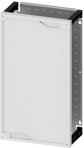 Siemens Einbausatz 8GK44523KK12 gelochte Montageplatte mit Feldabdeckung in Weiß, H: 45,0 cm, B: 25,0 cm - Bild 1