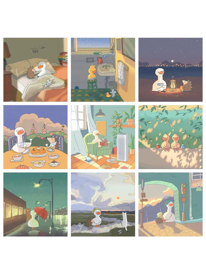 KAYOU Diamant-Malerei-Sets Cartoon-Ente, Mosaik Kreuzstich, Tiere, Bunt / Mehrfarbig - Bild 2