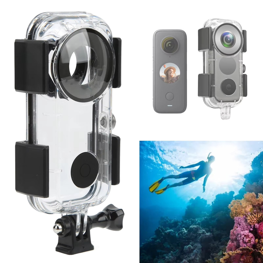 Insta360 Wasserdichtes Gehäuse für Insta360 ONE X2 Kameras, Transparent, bis 40m wasserdicht - Bild 5