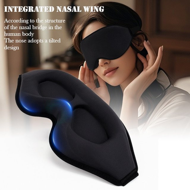 3D-Schlaf-Augenmaske, Unisex - Bild 1