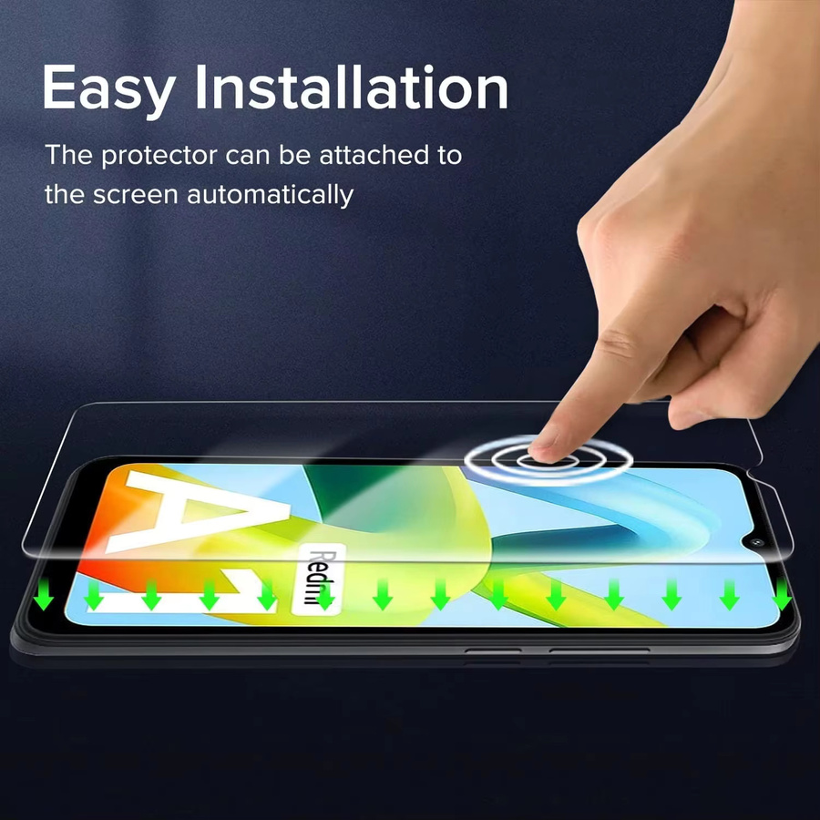 3er-Set gehärtetes Glas Display Schutzfolie für Xiaomi Redmi und Note Modelle, transparent - Bild 5