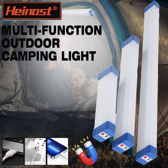 Heinast LED USB wiederaufladbare Campinglampe mit Magnetfunktion, weißes Nachtlicht für Outdoor und Garten - Bild 1