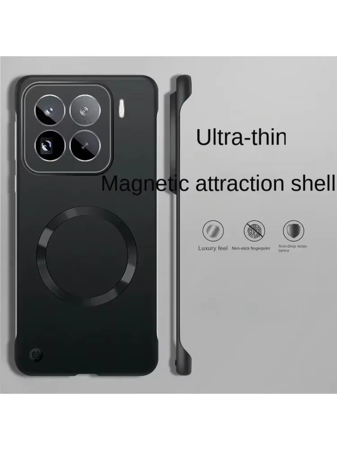 Xiaomi Magnethülle für POCO X7 F6 F7 Pro und Xiaomi 15 14 13 Ultra, ultradünne rahmenlose Metall-Schutzhülle mit MagSafe-Kompatibilität, stoßfest und matt, Farbe: Blau - Bild 6