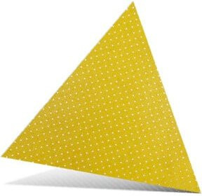 Menzer Klett-Schleifscheiben Multiloch Korn K120 Gelb B: 290 cm, T: 250 cm VE 2 - Bild 1