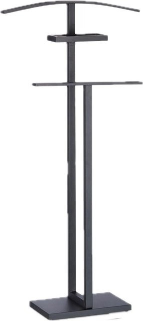 Stummer Diener von Relaxdays aus Stahl und MDF in Schwarz, H: 112 cm, B: 52,5 cm, T: 20 cm - Bild 1
