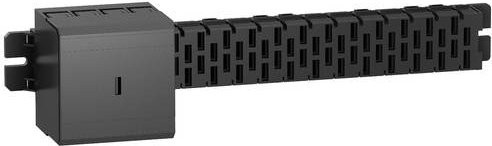 Schneider Electric AK5JB144 Schaltschrank-Schiene in Schwarz - Bild 1