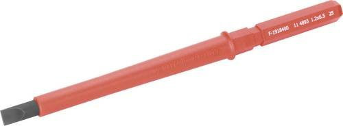 Cimco VDE Schlitz Wechselklinge für Elektriker, Farbe Rot, Breite: 6,5 mm, Länge: 100 mm - Bild 1