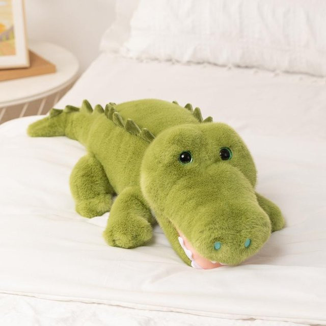 Yiran Health & Beauty Krokodil Plüschtier, 65cm, Grün - Bild 1