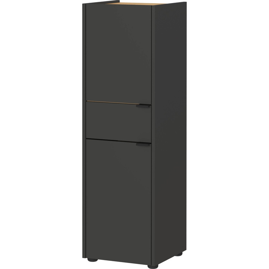 Germania Schrank Forano 4498 Graphit Eiche-Navarra-Nachbildung, B/H/T: 34 x 111 x 34 cm - Bild 2