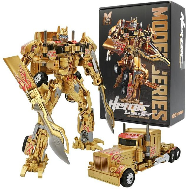 Yiran toy Optimus Prime Verwandlungsroboter Actionfigur Goldener Roboter - Bild 1
