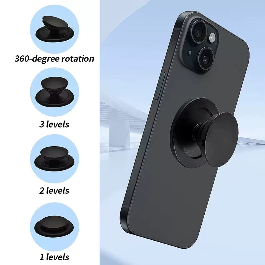 Universeller magnetischer Airbag-Telefonständer mit abnehmbarem Teleskopdesign für alle Handys in Schwarz oder Weiß - Bild 3