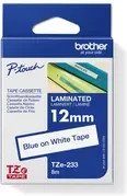 Brother TZe-233 Schriftbandkassette für P-touch, Farbe: Weiß, Schriftfarbe: Blau, Breite: 12 mm, Länge: 8 m - Bild 3