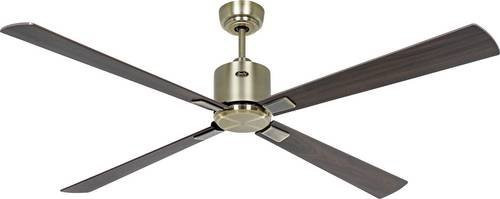 CasaFan Deckenventilator Eco Neo III WiFi in Messing Antik mit Flügeln in Nussbaum und Kirsche, Durchmesser: 152 cm - Bild 1