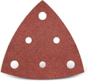 Menzer Klett-Schleifblätter 82mm K24 6-Loch Rot für Holz, Metall und Farbe - Bild 1