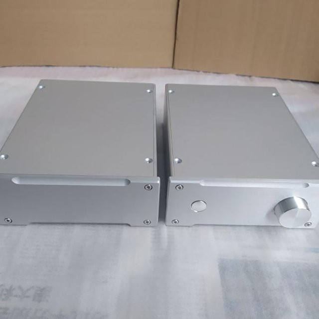 CHANGELIN Vollaluminium-Verstärkergehäuse für Kopfhörerverstärker in Silber - Bild 1