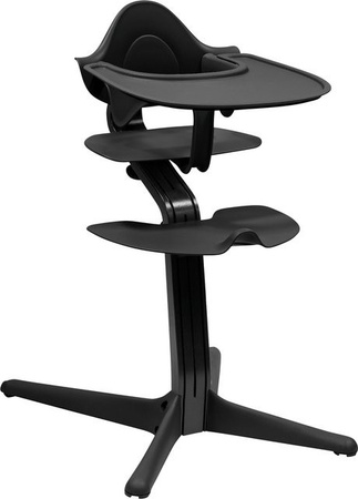 Stokke Nomi Bundle Hochstuhl mit Babyset und Tray in Eiche und Schwarz