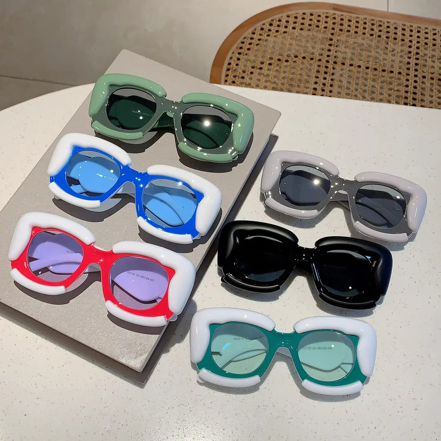 Kampt Sonnenbrille, quadratisch, Vollrand, Kunststoff, Damen - Bild 2