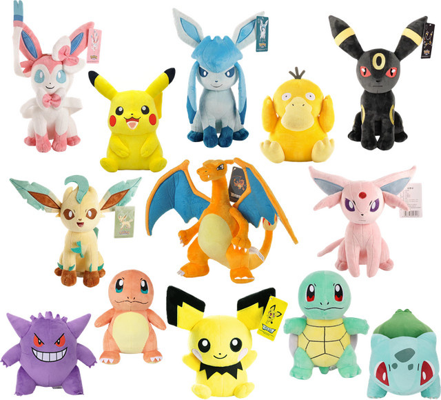 DUODUOBAO Pokémon Plüschtier Pikachu Charizard Gengar, Plüschpuppe - Bild 1