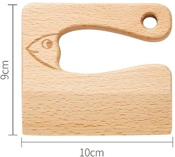 Binchi Holz Kindermesser Kochspielzeug, Küche, ab 3 Jahre - Bild 1
