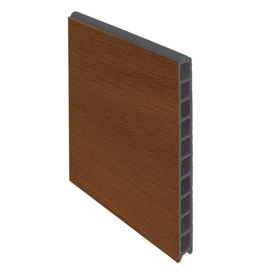 GartenLand WPC Zaun Set XL Ameland Co-extrudiert Ipè Dunkelbraun Breite: 20 cm - Bild 2