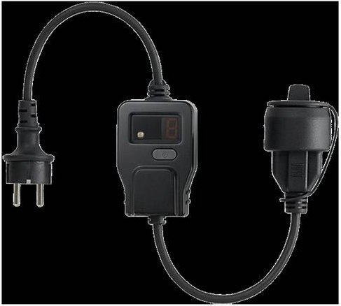 Bachmann 924193 Dämmerungsschalter mit Timer in Schwarz, IP44 Outdoor-Sensor - Bild 1