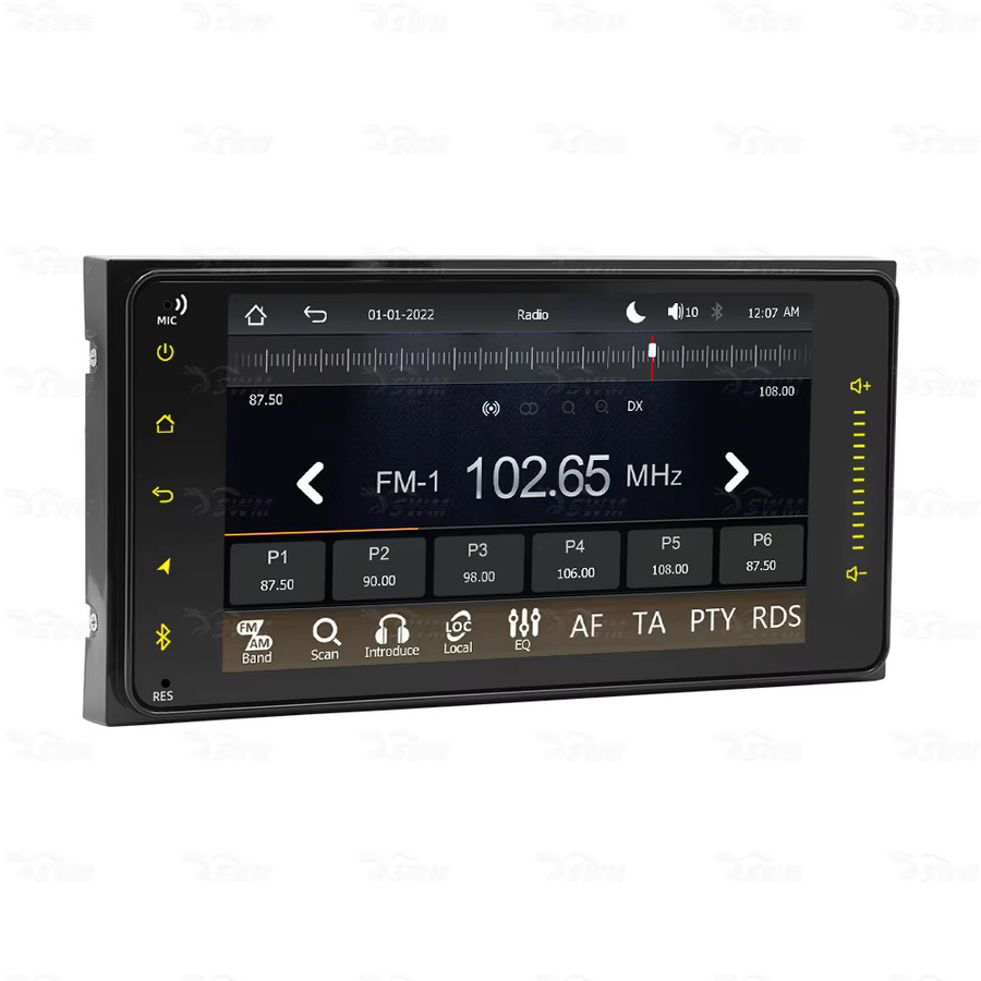 BQCC 2DIN 7 Zoll Auto-Multimedia-Player mit Carplay und Bluetooth für Toyota Corolla Vios Crown Camry Hiace Previa RAV4 mit RDS FM AM Stereo Radio - Bild 1