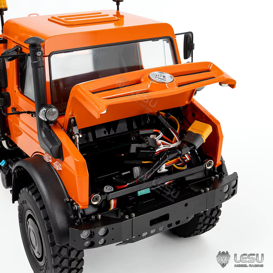 LESU MT-44023 Ganzmetall-All-Terrain-Lichttruck, 1:14, Metall, Orange - Bild 4
