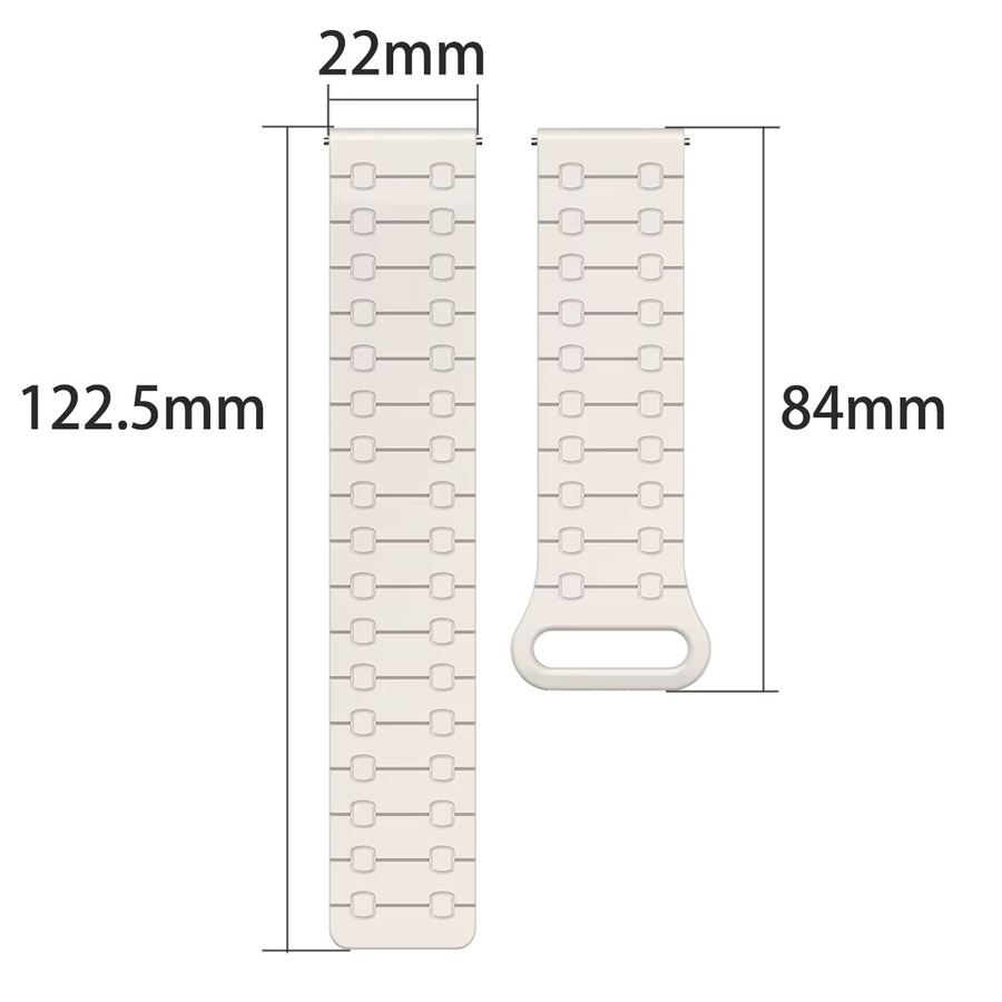 Fossil Uhrenarmband Silikon, 22 mm, Unisex - Bild 5