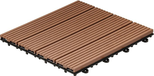 Home Deluxe WPC Klickfliesen Bavaro Hellbraun, B/T: 30 x 30 cm, 6 m² - Bild 2
