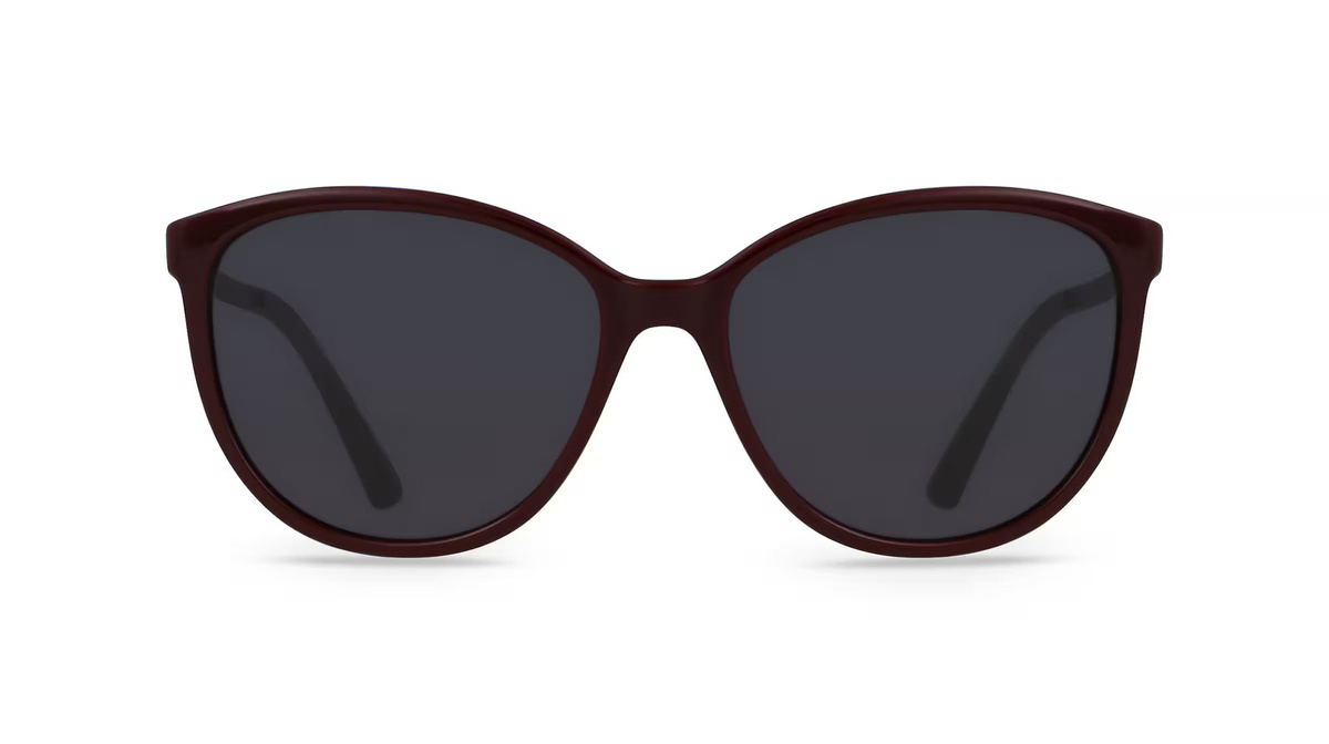 Fielmann MC 530 SUN CL SILVIA Sonnenbrille, Vollrand, Rund, Kunststoff, Rot, Damen - Bild 1