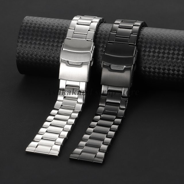 Uhrenarmband Edelstahl, Silber, Herren - Bild 1