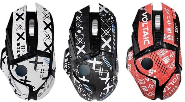 Rutschfestes Logitech G502 Maus-Griffband-Set in Weiß, selbstklebendes Zubehör für Gaming-Mäuse - Bild 1