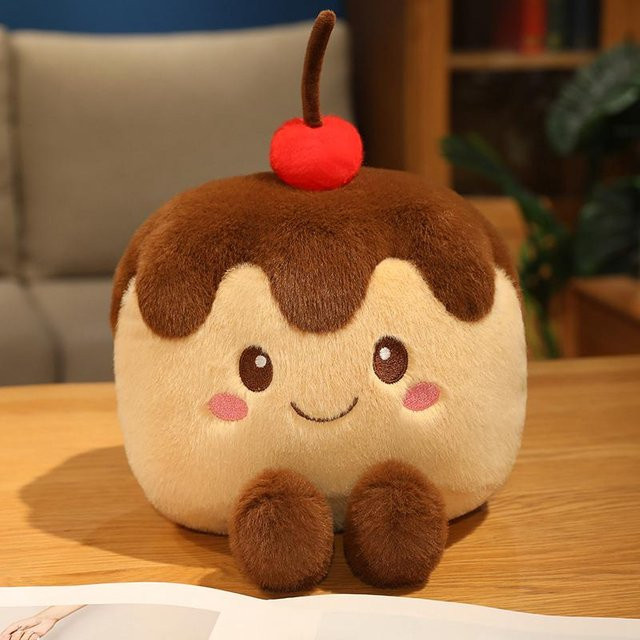 Yiran toy Kawaii Kuchen Erdbeer Plüschtier, Puppe, Kissen - Bild 1