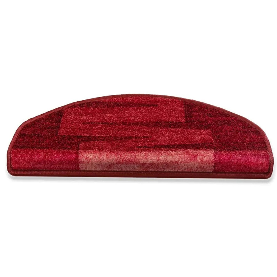 Karat Stufenmatte Via Veneto Stufenteppich Rot Halbrund B: 23,5 cm, T: 65 cm - Bild 2