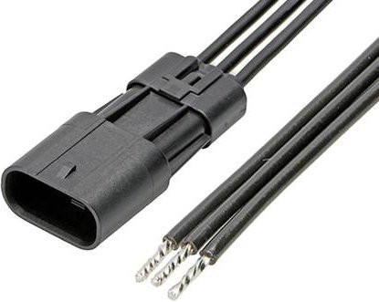 Molex Stiftgehäuse-Kabel Schwarz mit 3 Rastermaß 3.60mm 2166231032 - Bild 1