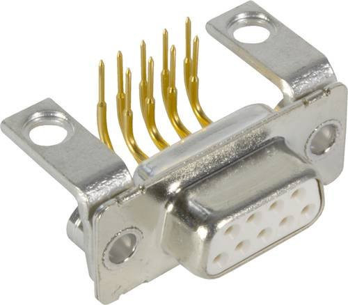 HARTING Steckverbinder 09 67 112 6801 09671126801 Polzahl: 9, Farbe: Silber, Löttechnik - Bild 1