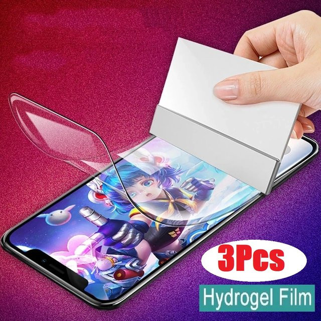 3er-Set Hydrogel-Displayschutzfolien für Xiaomi Redmi 12 4G/5G, transparent - Bild 1
