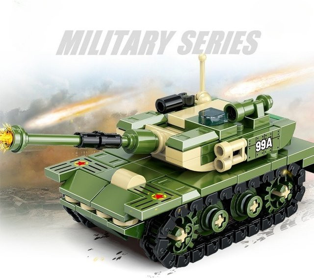 Mitty DIY-Kriegsszene schweres Panzermodell-Set, Fahrzeuge - Bild 1