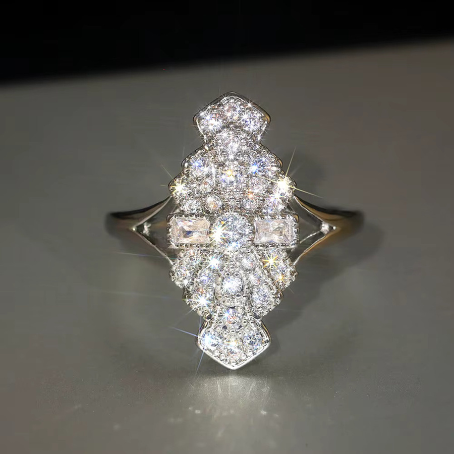 Huitan Ring, Silber, Zirkonia, Damen - Bild 3